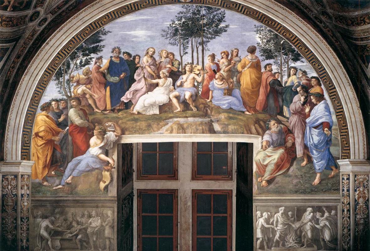 The Parnassus in Raphael Rooms, Vatican Museums