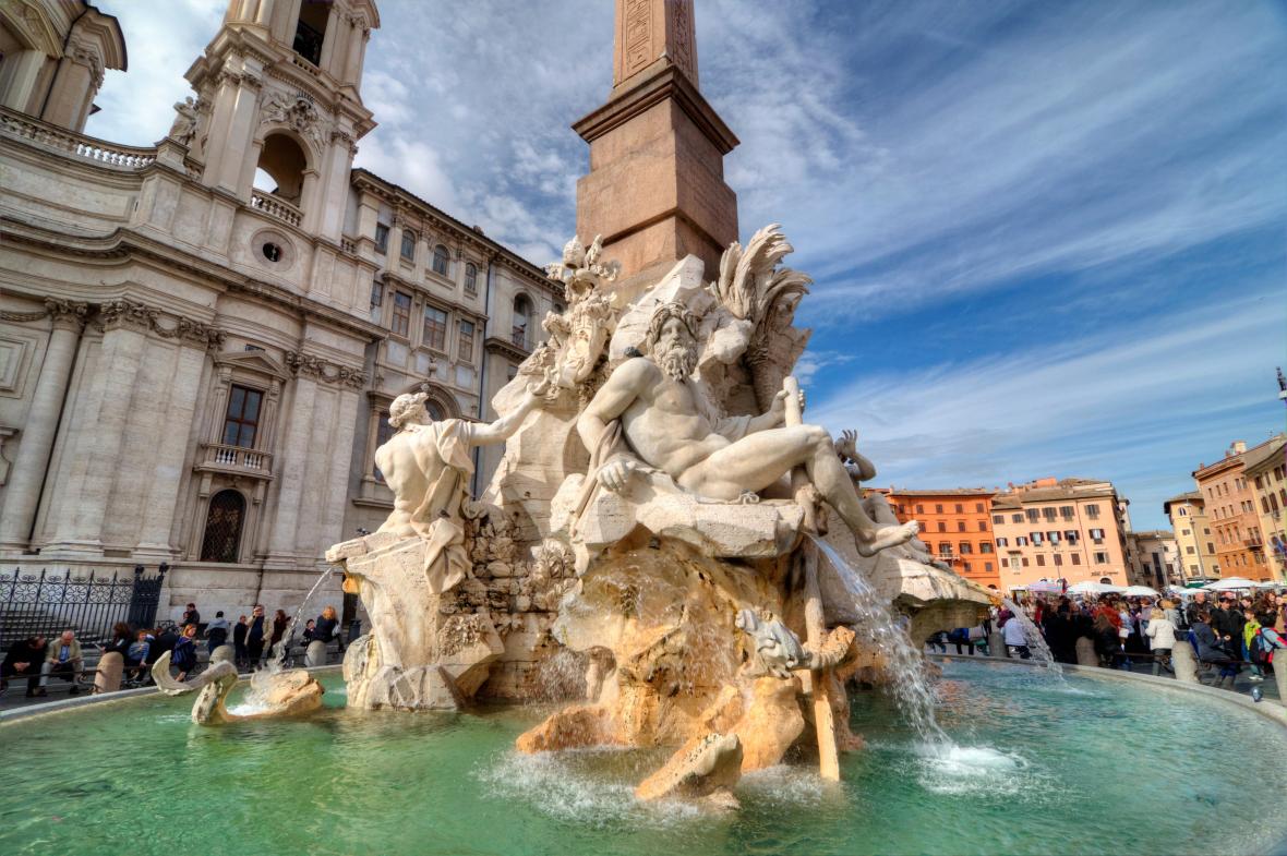 Fountain of the Four Rivers, Piazza Navona