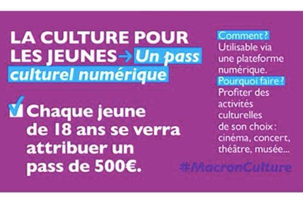 شروع توزیع کارت فرهنگ به اعتبار 500 یورو در فرانسه