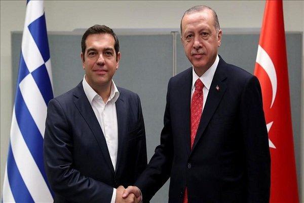 رئیس جمهوری ترکیه با نخست وزیر یونان دیدار کرد