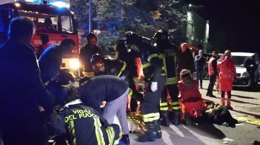 دست کم 126 کشته و زخمی بر اثر ازدحام جمعیت در یک باشگاه شبانه در ایتالیا
