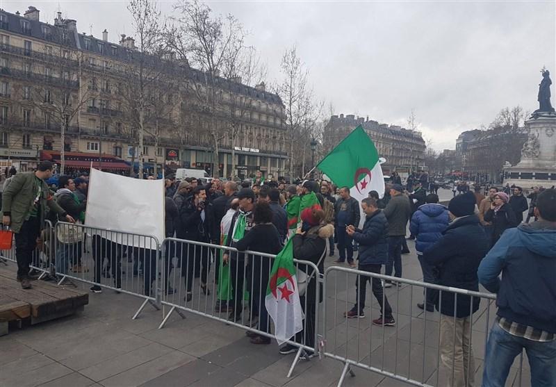 نه دانشجویان الجزایری به بوتفلیقه، برگزاری تظاهرات در فرانسه