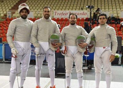 نایب قهرمانی شمشیربازان ایران در جام جهانی ایتالیا