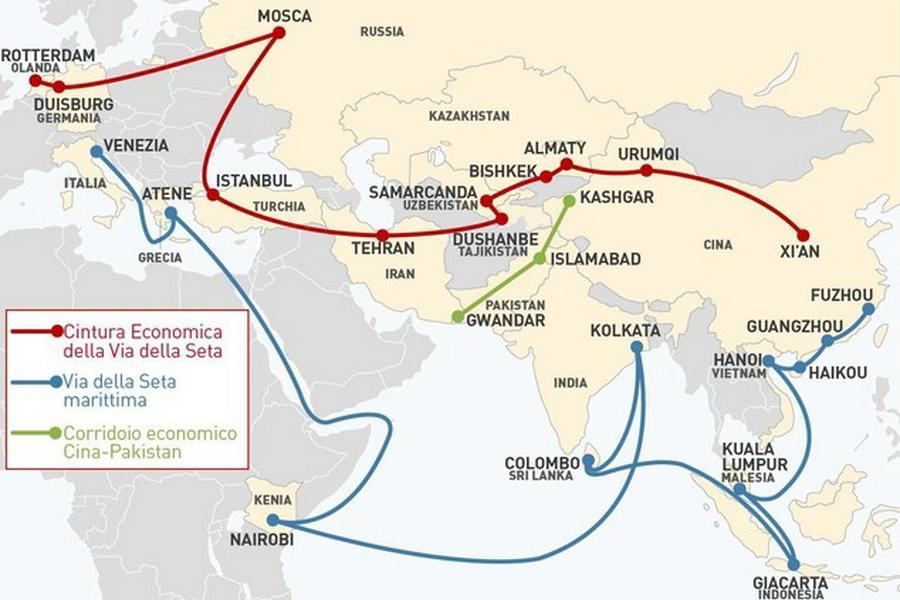 اختلاف در دولت ایتالیا درباره روابط با چین و جاده ابریشم