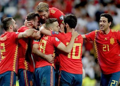 خبرنگاران مقدماتی یورو 2020؛ پیروزی اسپانیا در مادرید