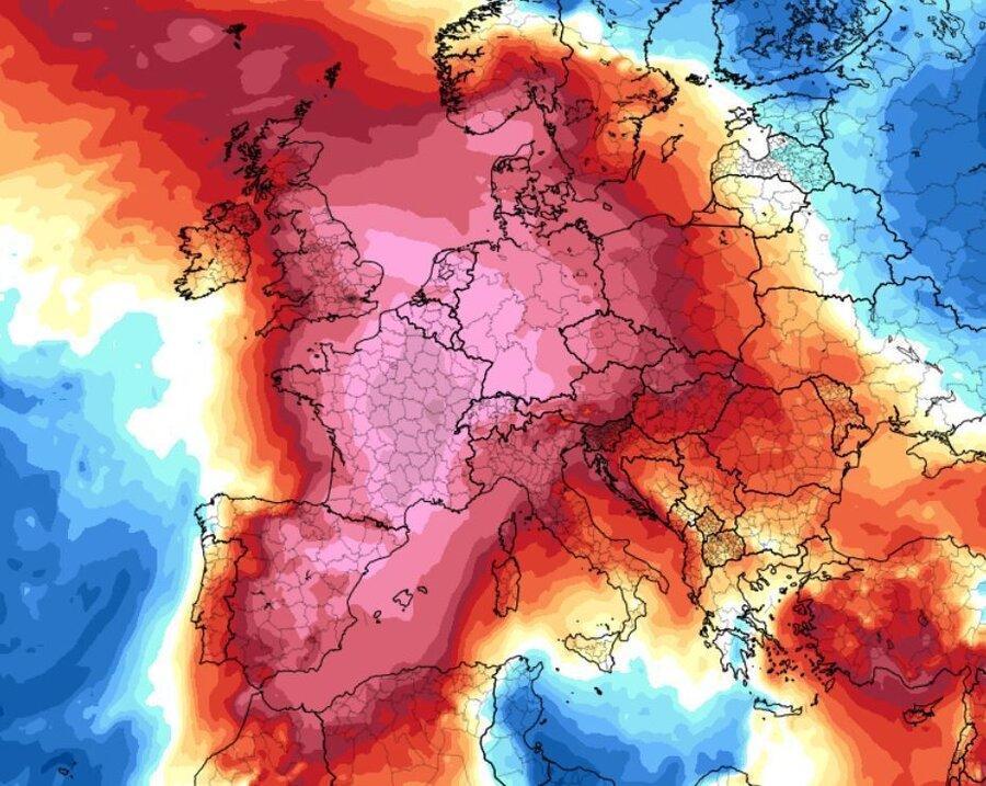 موج گرما در اروپا ، از داغ ترین روز فرانسه تا مرگ 2 نفر در اسپانیا