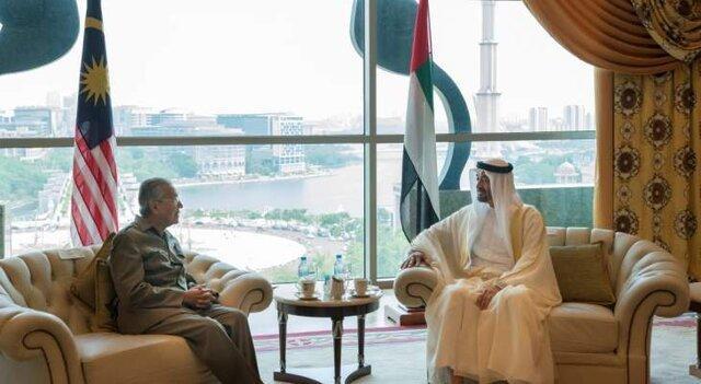 ولیعهد ابوظبی با نخست وزیر مالزی دیدار کرد