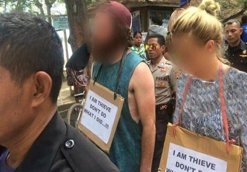 مجازات عجیب زوج استرالیایی در اندونزی