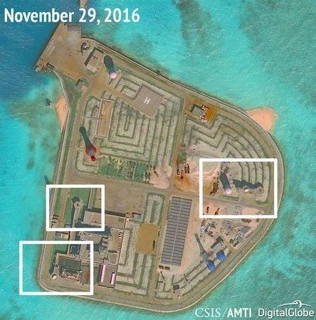 چین سیستم های تسلیحاتی در جزایر مورد مناقشه مستقر نموده است
