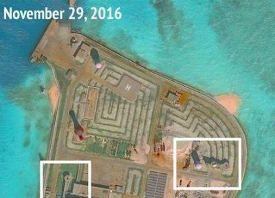 چین سیستم های تسلیحاتی در جزایر مورد مناقشه مستقر نموده است