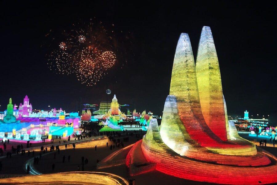 جشنواره بین المللی یخ و برف چین