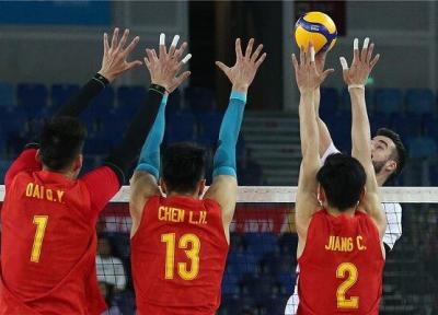 تیم والیبال چین با غلبه بر قطر حریف ایران در فینال شد