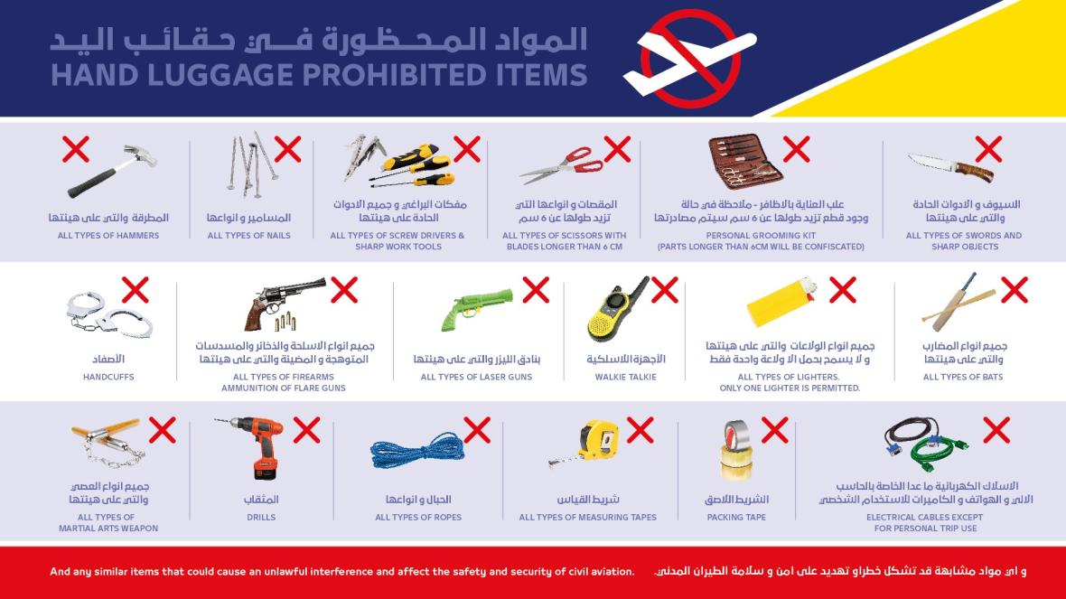 Hand Luggage Prohibited Items
