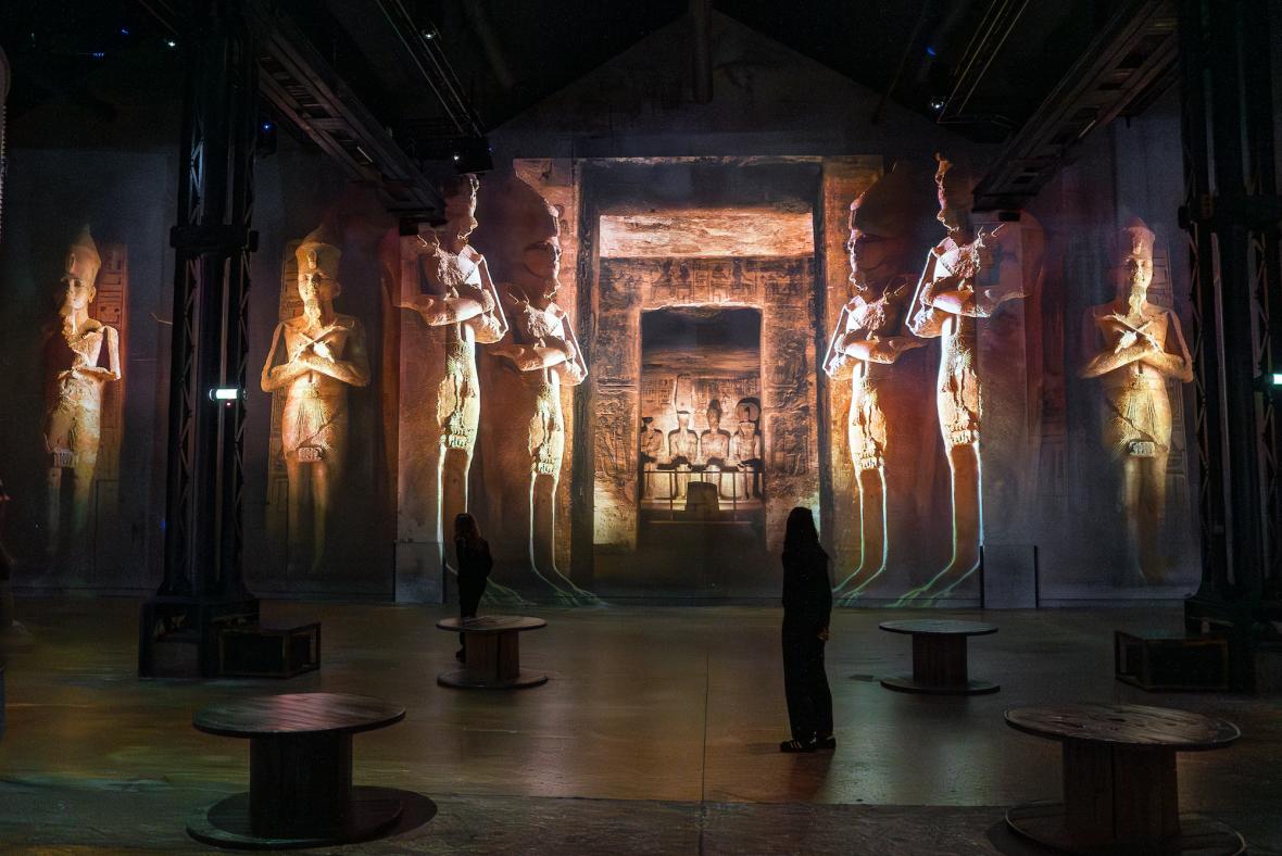 Egypt of the Pharaohs, from Khufu to Amesses II - Atelier des Lumieres
