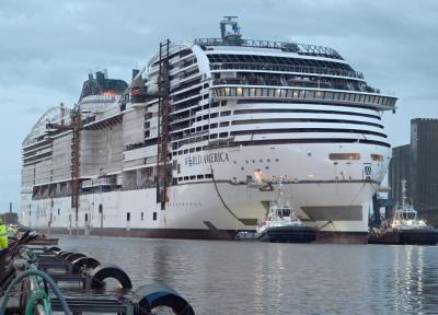 کشتی کروز MSC World America در آپریل 2025 اولین سفر خود را انجام خواهد داد