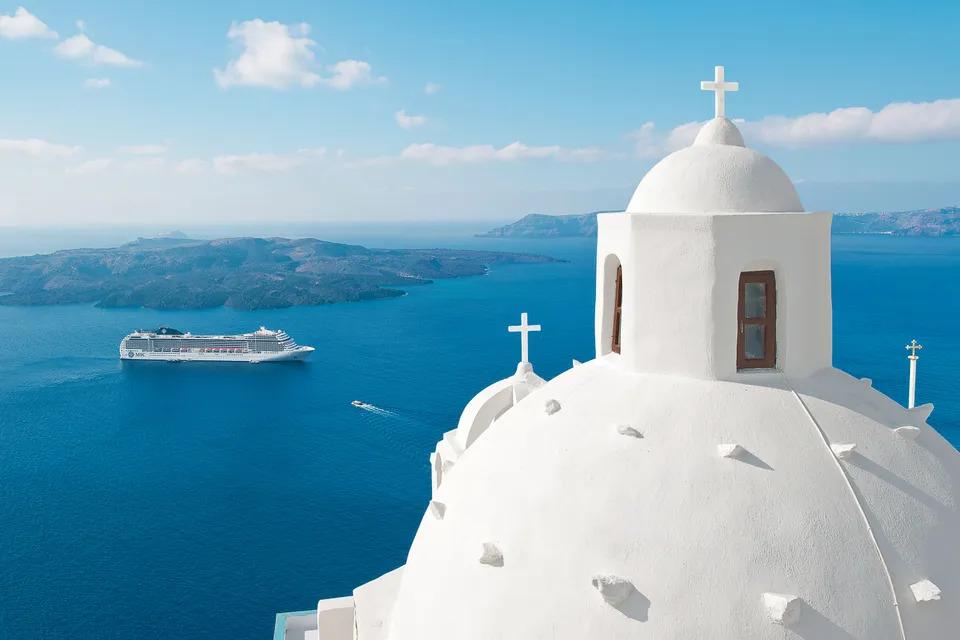 MSC Musica, Santorini MSC Musica, Santorini