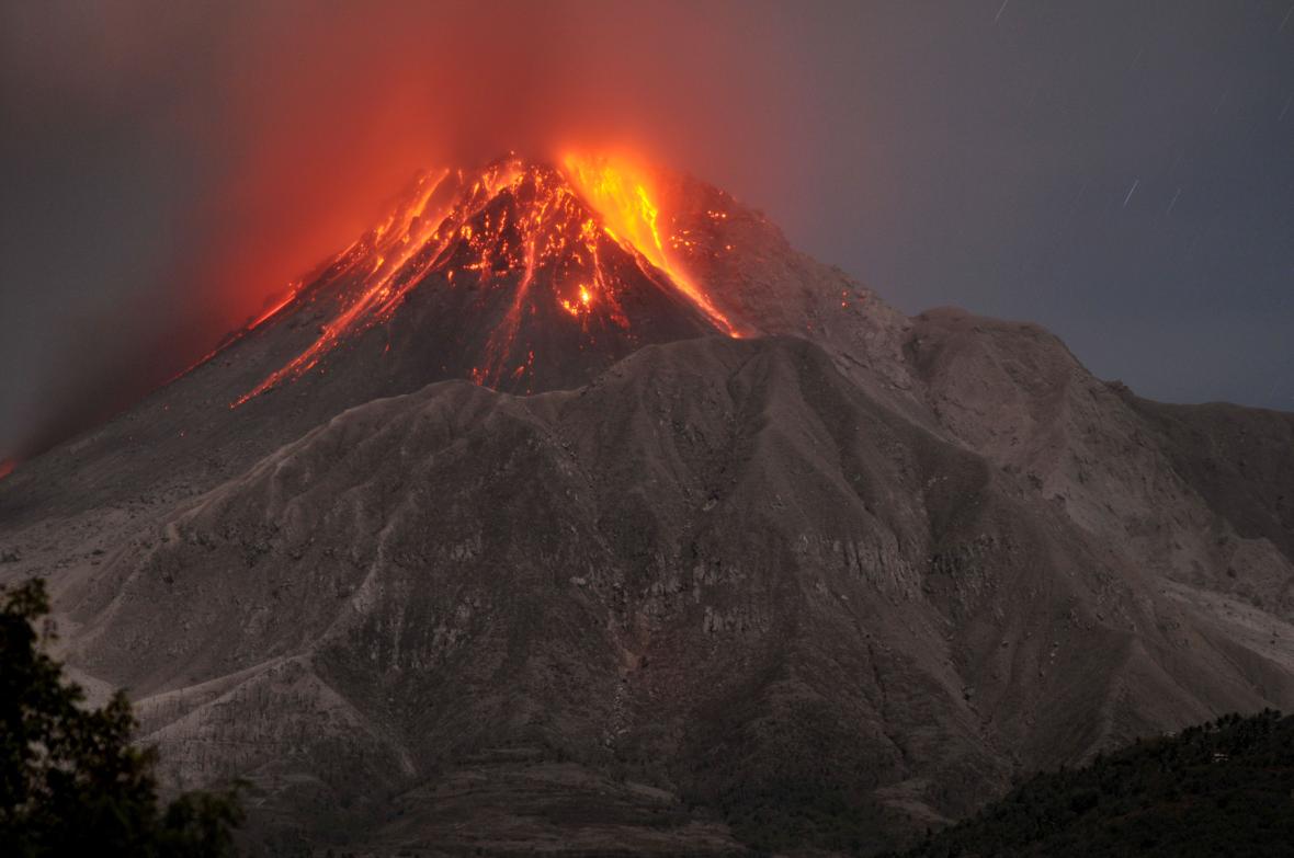 Volcano in Montserrat