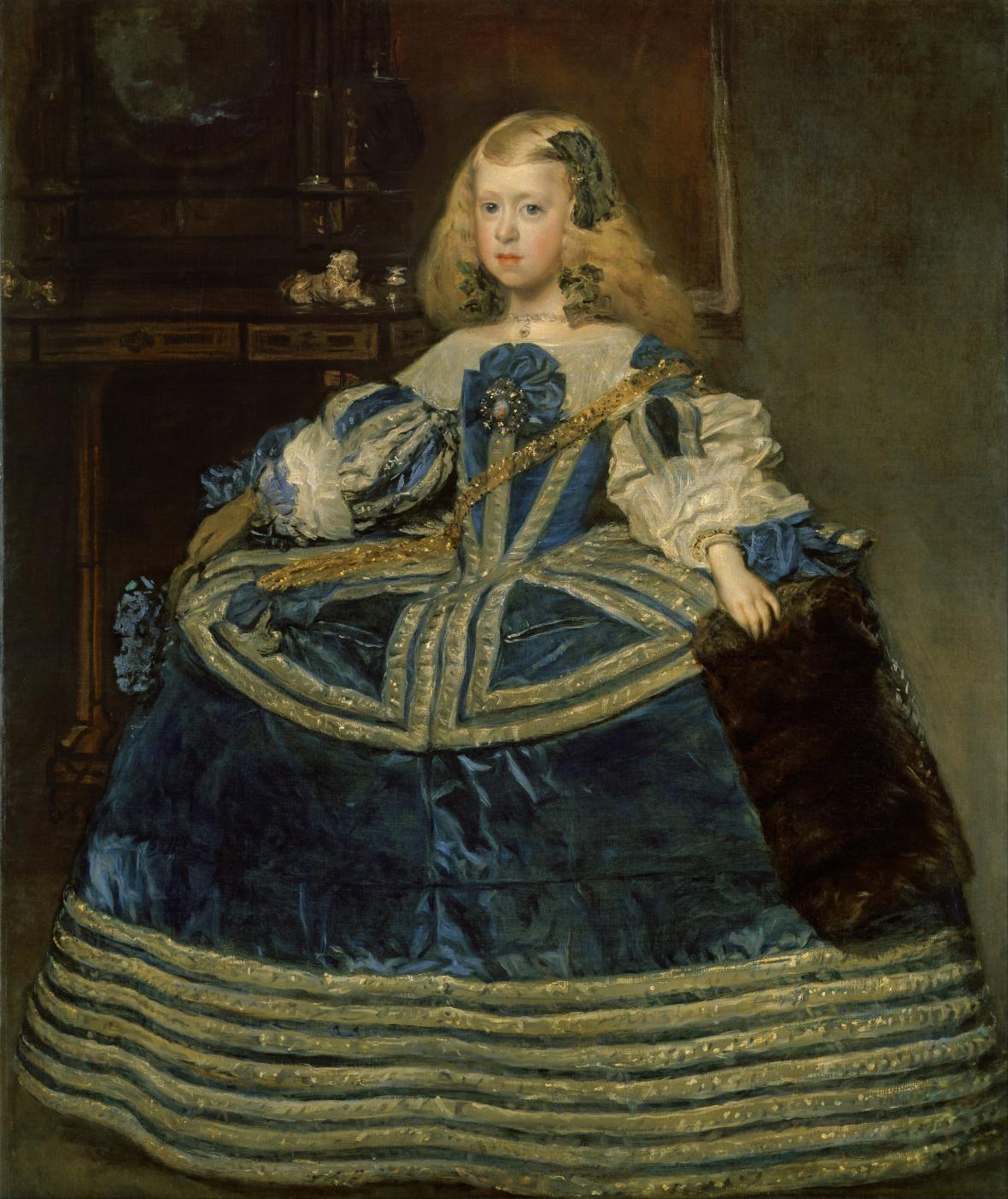 Infanta Margarita Teresa in a Blue Dress, Kunsthistorisches Museum