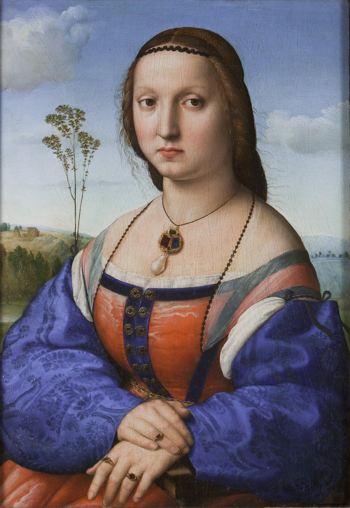 Portrait of Maddalena Doni by Raphael