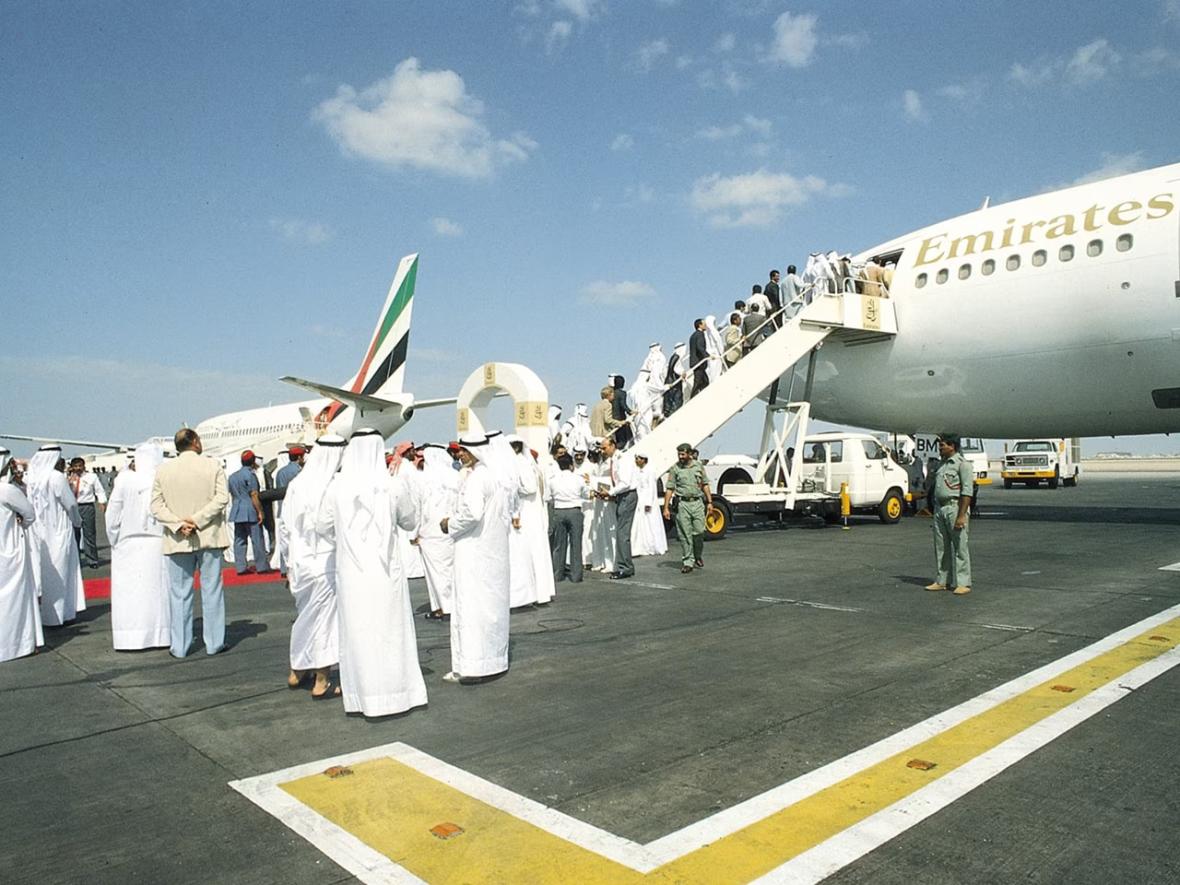 First flight to Karachi