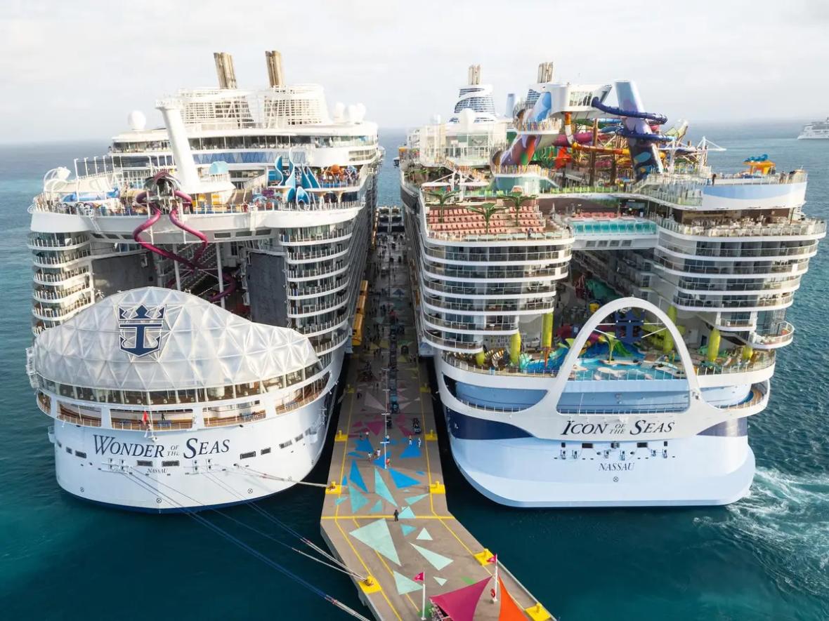 Wonder of the Seas and Icon of the Seas