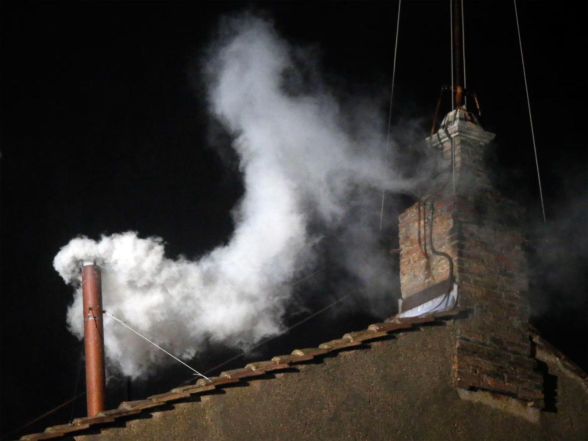 White Smoke from Sistine Chapel White Smoke from Sistine Chapel