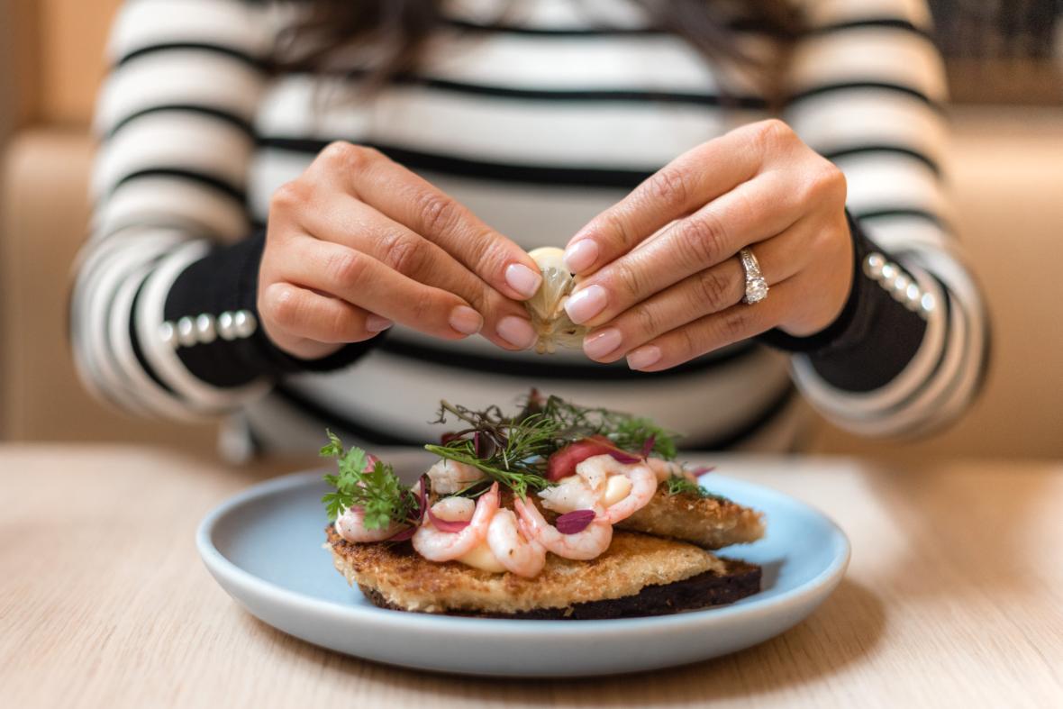 Smørrebrød in Aamanns 1921