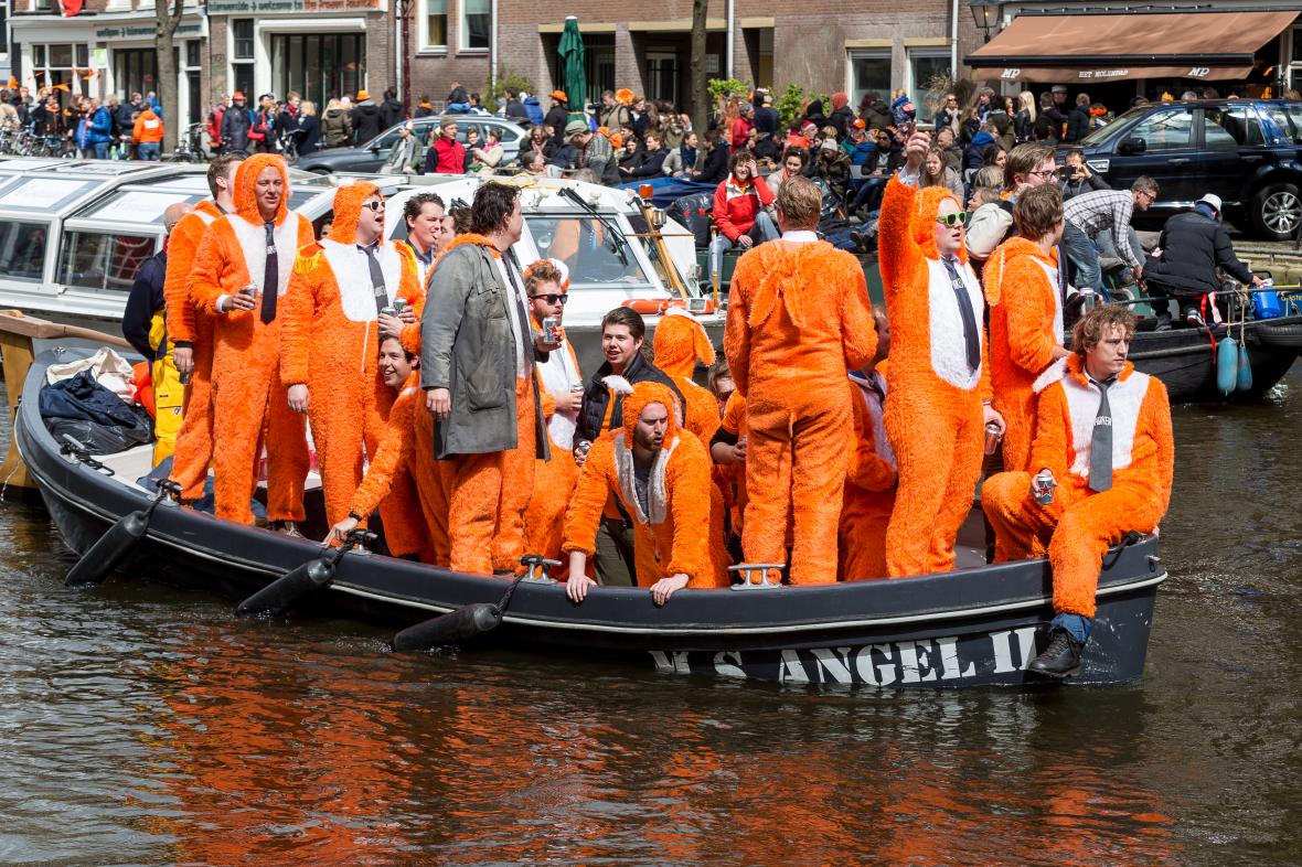 Kings Day in Amsterdam Kings Day in Amsterdam
