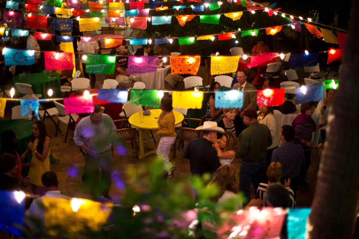 A Cinco de Mayo party in Laredo, Texas A Cinco de Mayo party in Laredo, Texas