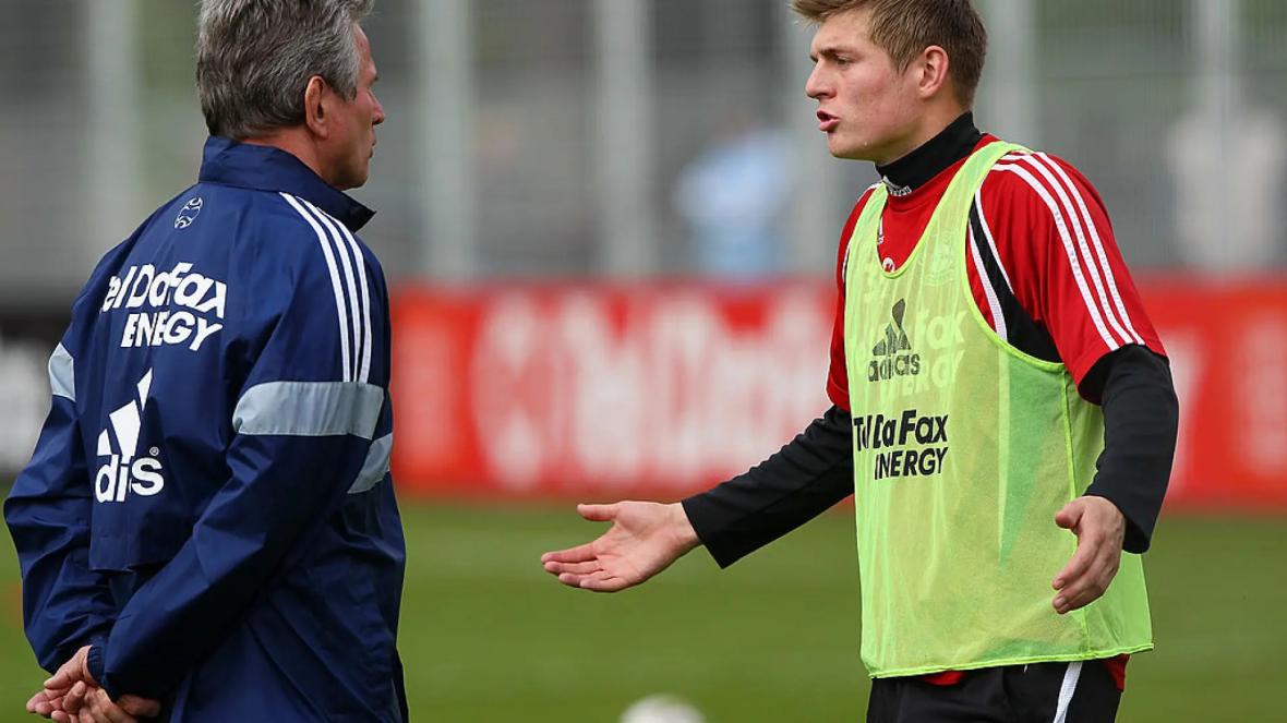 Jupp Heynckes and Toni Kroos Jupp Heynckes and Toni Kroos