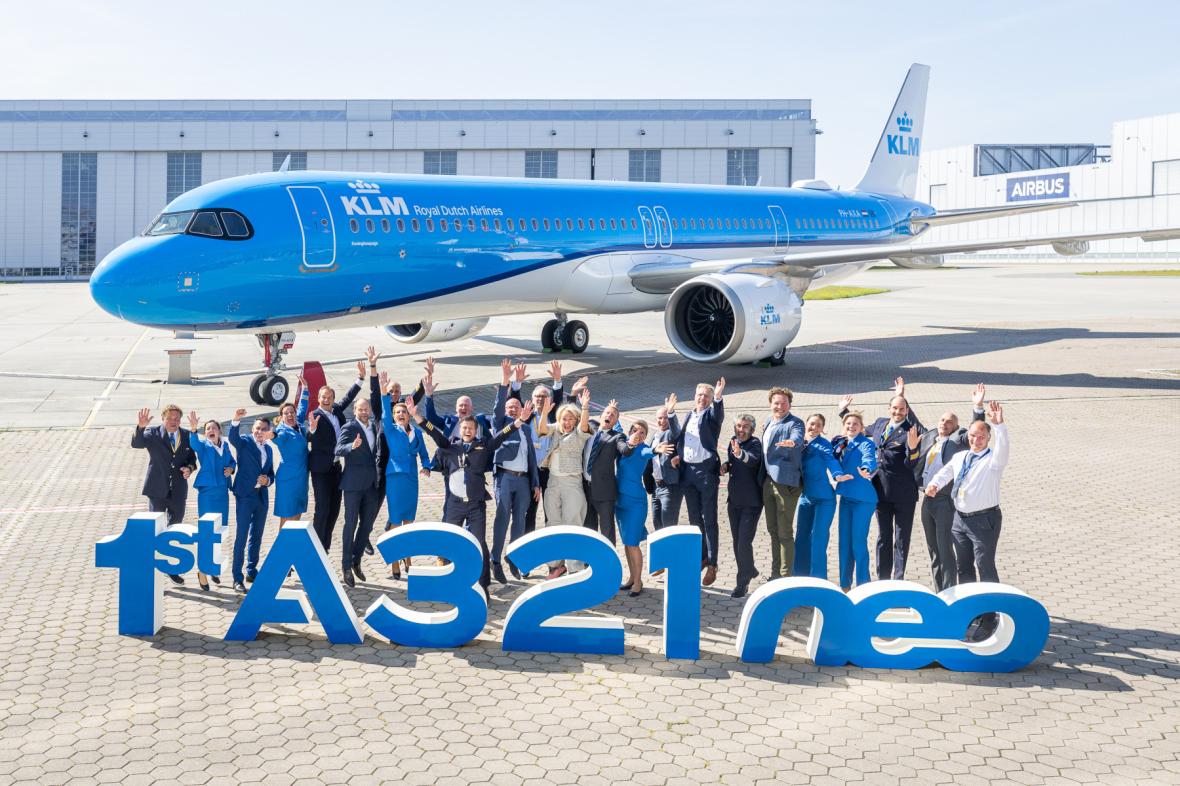 First Airbus A321neo in KLM fleet
