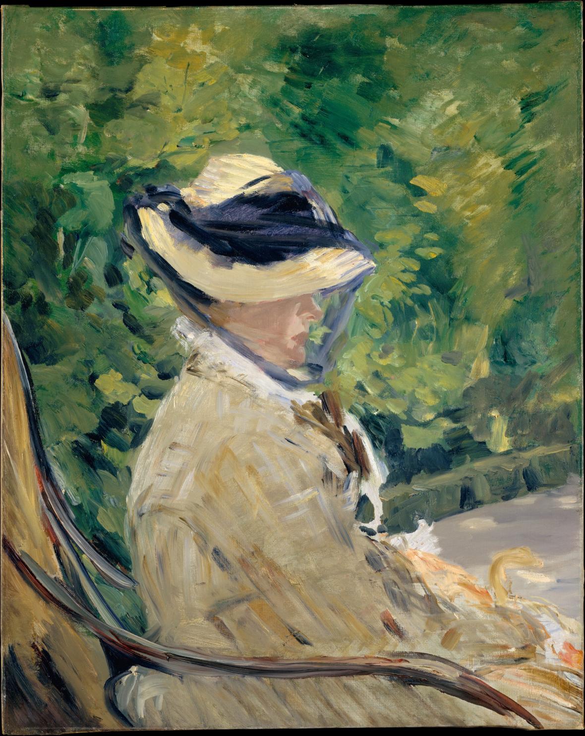 Madame Manet (Suzanne Leenhoff, 1830-1906) at Bellevue, Metropolitan Museum of Art, New York