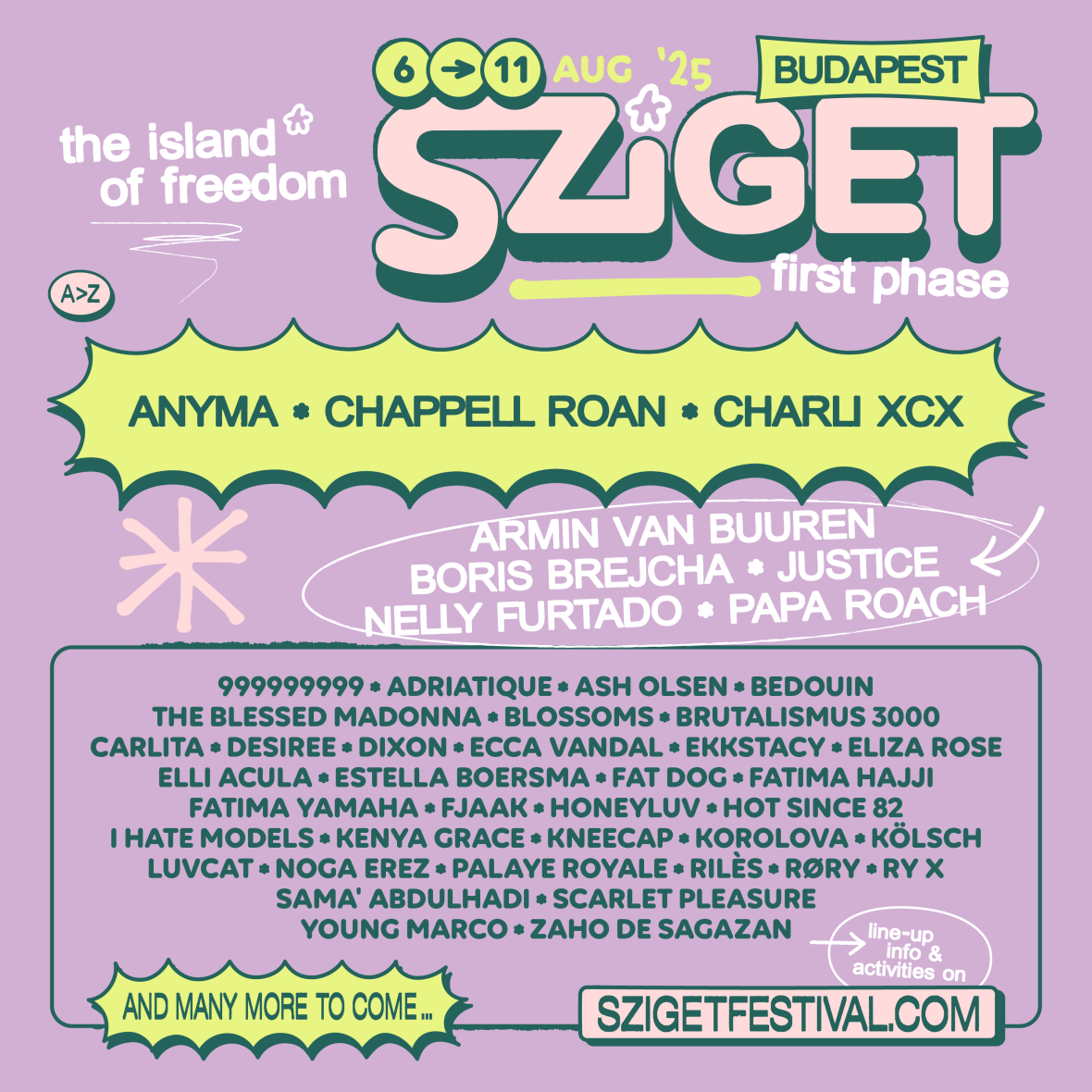 Sziget Festival 2025 Sziget Festival 2025