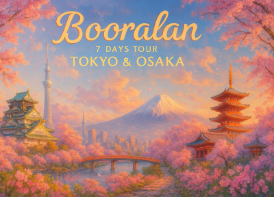 تور ژاپن 7 روز: تور ترکیبی توکیو و اوساکا با گشت کامل پاییز و زمستان 1404 و نوروز 1405
