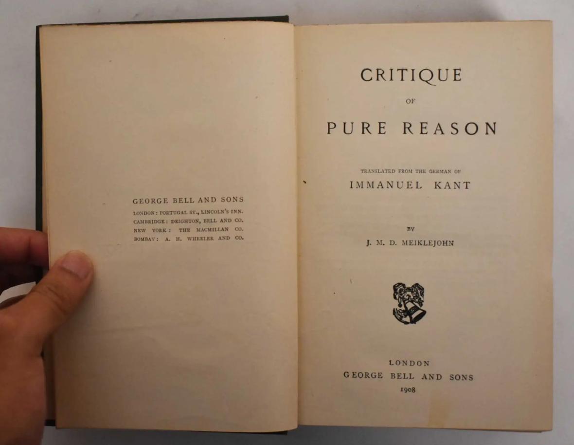 Critique of Pure Reason