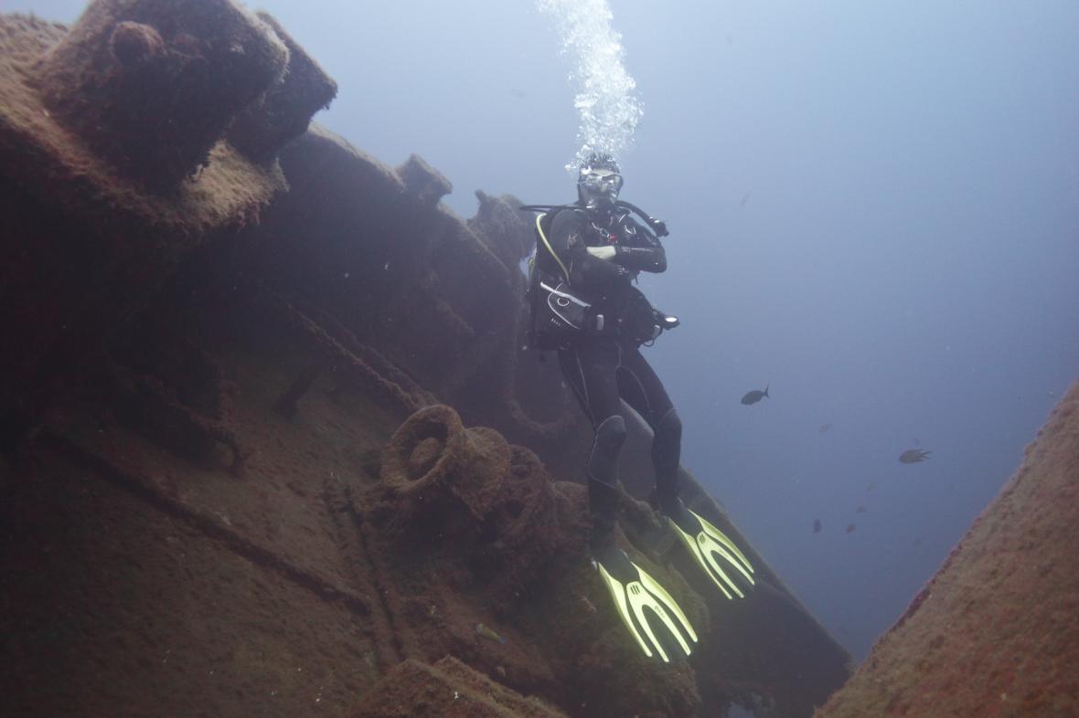 کشتی غرق شده تابایبا