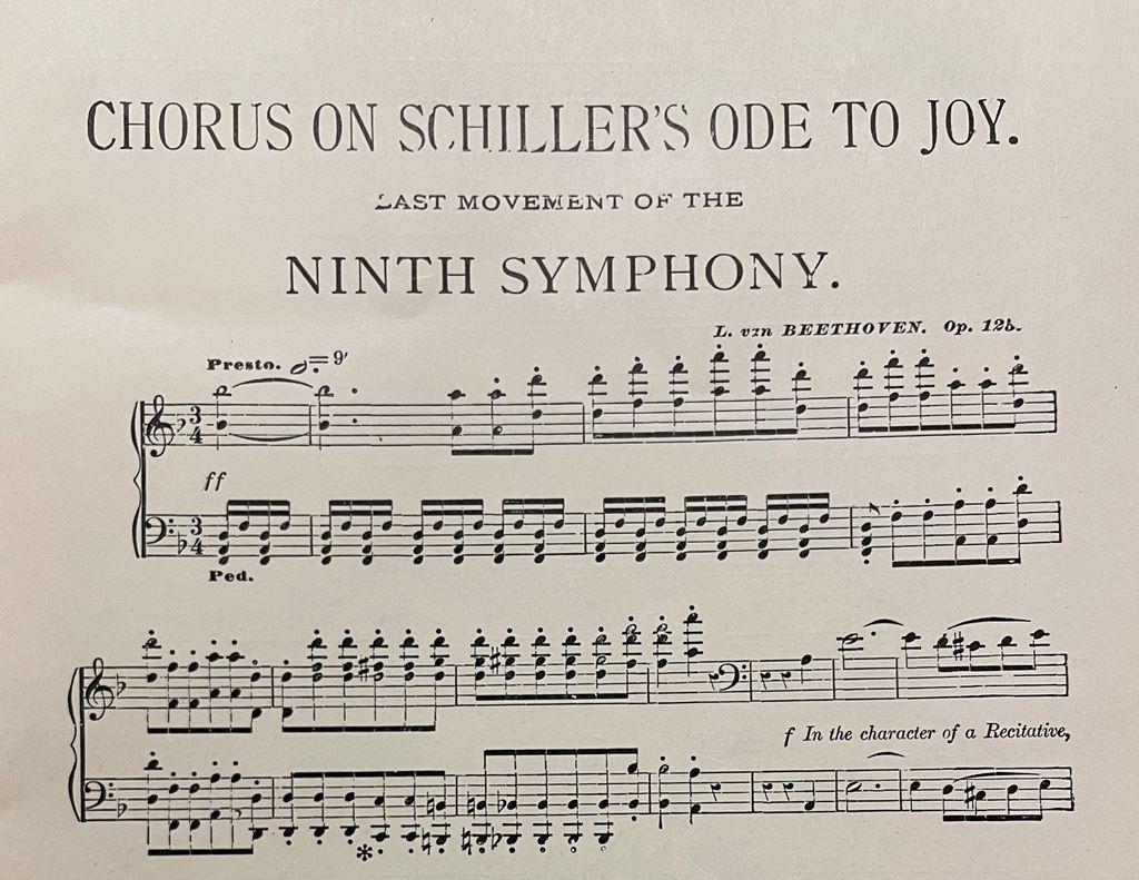 چکامه شادی در سمفونی شماره 9